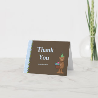 Birthday Party Thank You Card