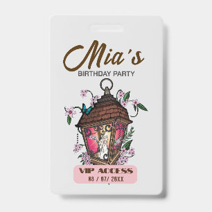 Birthday Party VIP Access Badge