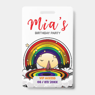 Birthday Party VIP Access Badge
