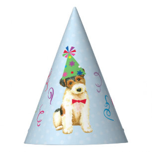 Birthday Party Wire Fox Terrier Hat