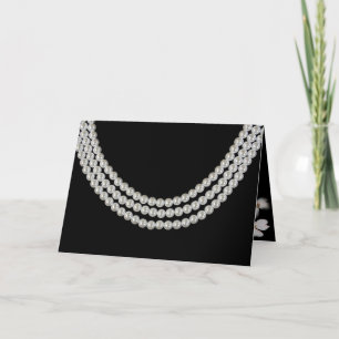 birthday-pearl necklace on black card