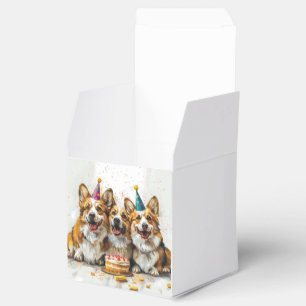 Birthday Pembroke Welsh Corgi Dogs Favor Box