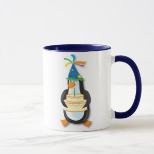 Birthday Penguin Mug