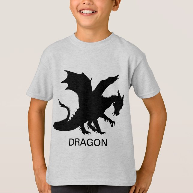 Birthday Personalized Dragon T-Shirt (Front)