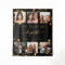 Birthday photo collage black gold best friends