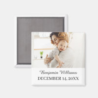 Birthday Photo Magnet Party Favor Custom Magnet