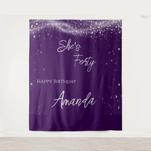 Birthday photo tapestry