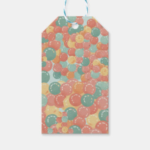 Birthday Picnic, Cute Retro Style Gift Tags