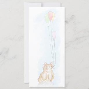Birthday Pika Flat Card