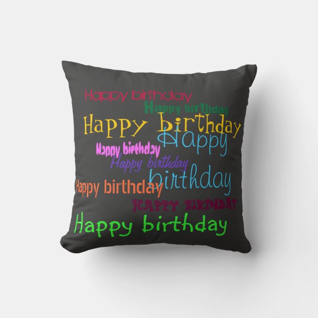 birthday pillow (Front)