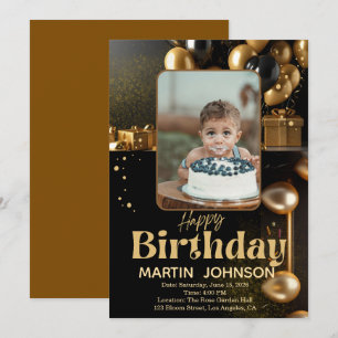 Birthday Pillow   Custom Photo Cushion Gift Invitation