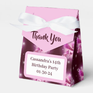 Birthday Pink Pegasus Fantasy Design Favor Box