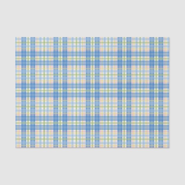 Birthday Plaid Tissue Paper (Front)