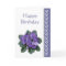 Birthday, Poem African Violet Purple Flower