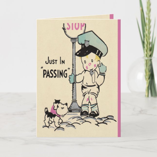 Birthday Police Card (Front)