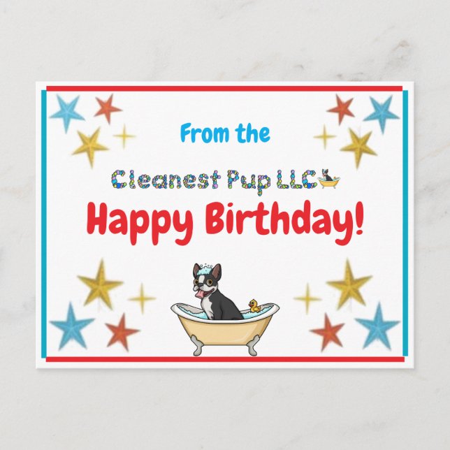 Birthday Postcard (Front)