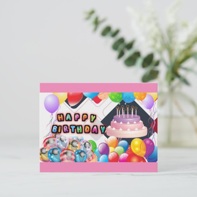 birthday postcard (Standing Front)