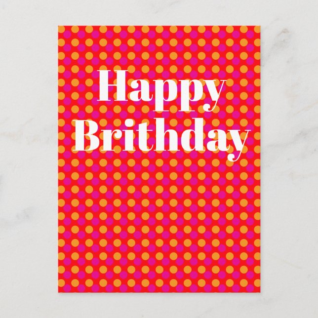 Birthday Postcard (Front)