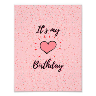 Birthday poster for kids