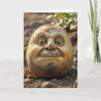 Birthday Potato Head In Dirt