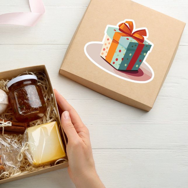 Birthday Present with Orange Bow (Creator Uploaded)