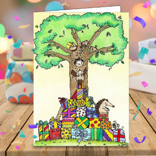 BIRTHDAY PRÉSENTE la carte de voeux de Nicole Jane