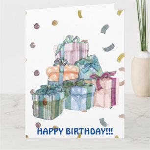 BIRTHDAY PRESENTS CARD