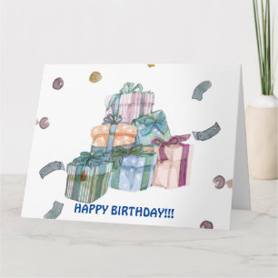 BIRTHDAY PRESENTS CARD