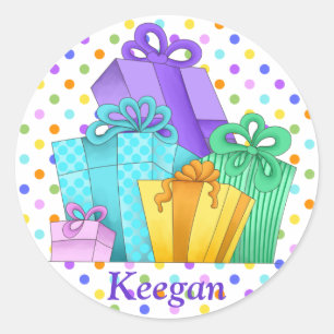 Birthday Presents Stickers