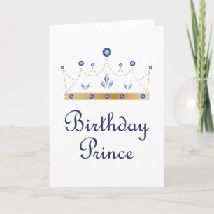 Birthday Prince Card