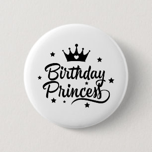 Birthday Princess 2 Inch Round Button