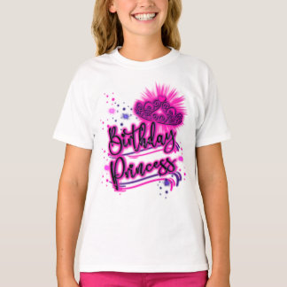 Birthday Princess Airbrush T-Shirt