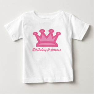 Birthday Princess Baby Girl Birthday Tee