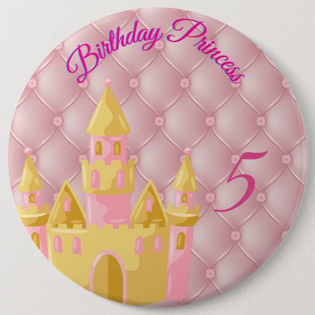 Birthday Princess Button (Front)