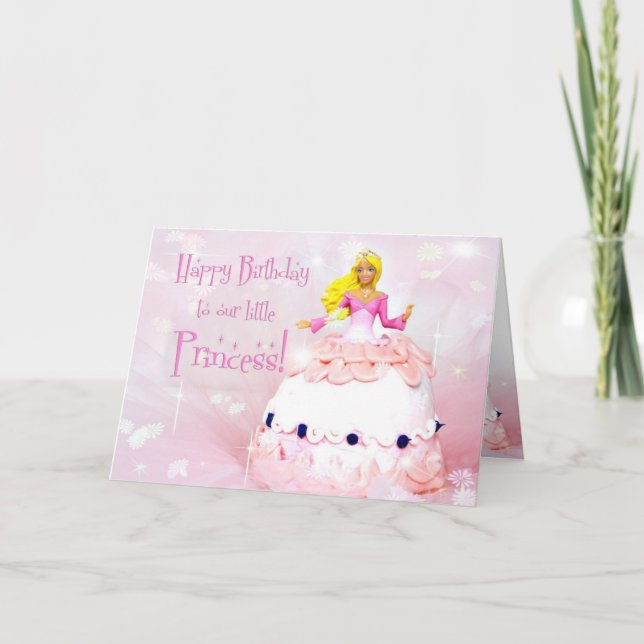 Birthday Princess - Doll Cake Fantasy Card (Front)