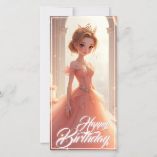 Birthday Princess in a Dreamy Pink Gown