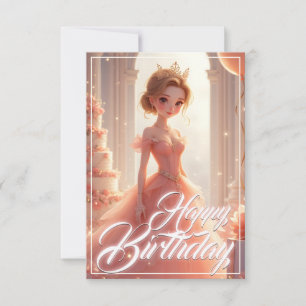Birthday Princess in a Dreamy Pink Gown