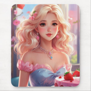 Birthday princess mouse pad