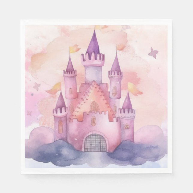 birthday princess  napkin (Front)