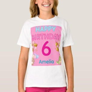 Birthday Princess – Personalized Girls’ Party Tee” T-Shirt