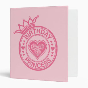 Birthday Princess - Pink - Binder