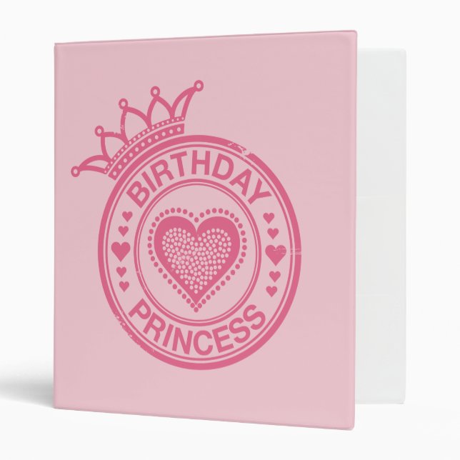 Birthday Princess - Pink - Binder (Front/Inside)