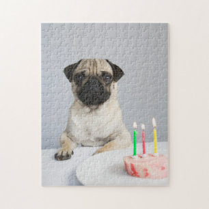 Birthday Pug Jigsaw Puzzle