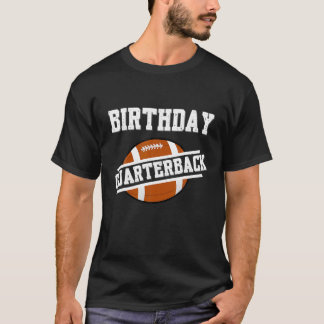 Birthday Quarterback Football Party Boys Matching  T-Shirt