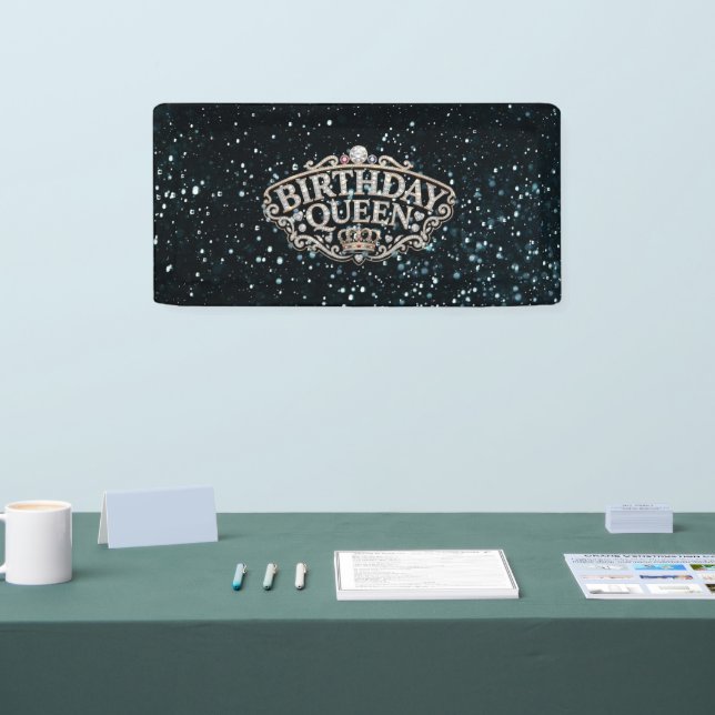 Birthday Queen Banner (Tradeshow)