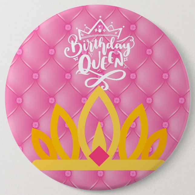 Birthday Queen Button (Front)
