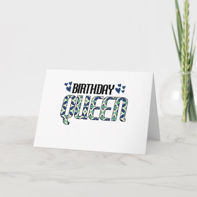 Birthday Queen Card (Front)