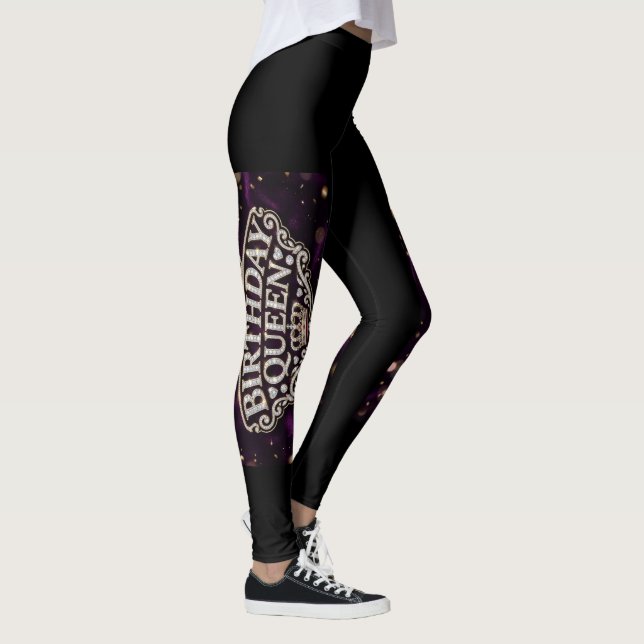 Birthday Queen Couture Leggings (Right)