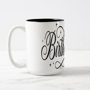 Birthday Queen Custom Matching Group Celebration G Two-Tone Coffee Mug