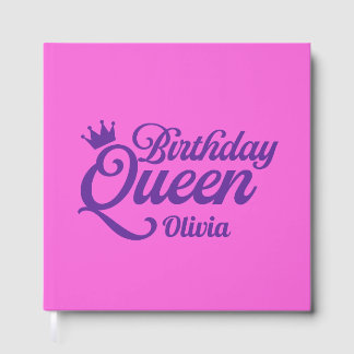 Birthday Queen Guest Book